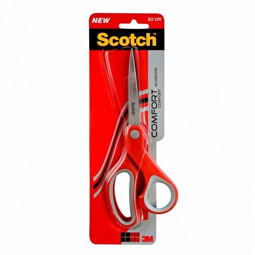 Scotch Comfort Scissors 200mm Red/Grey 1428 (38396MM)