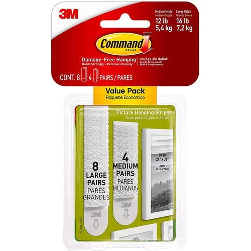 3M Command Picture Hanging Strips Value (38711MM)