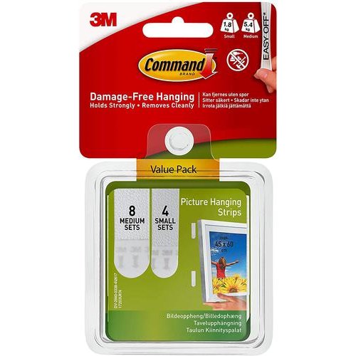 3M Command Picture Hanging Strips Value (38725MM)