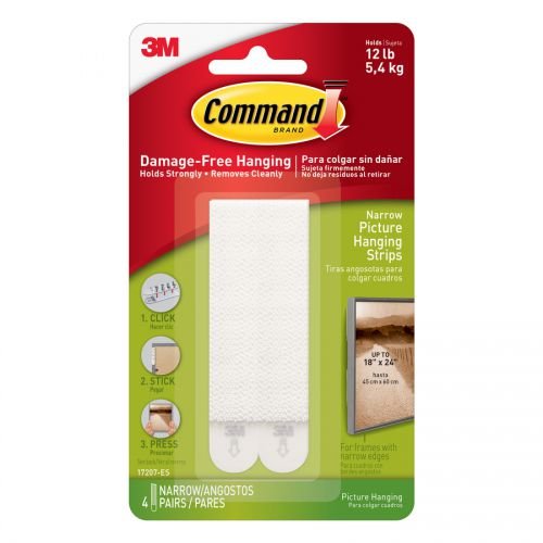 3M Command Picture Hanging Strips Narrow (38739MM)