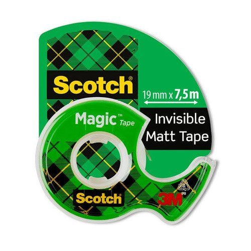 Scotch Magic Invisible Tape + Handheld Dispenser (38928MM)