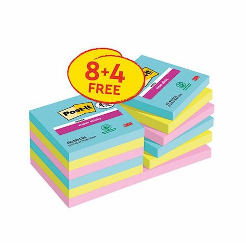 Post it Super Sticky Notes (39138MM)