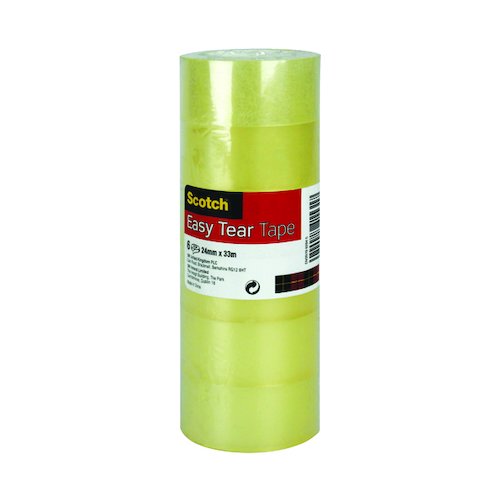Scotch Easy Tear Clear Tape (3M41531)