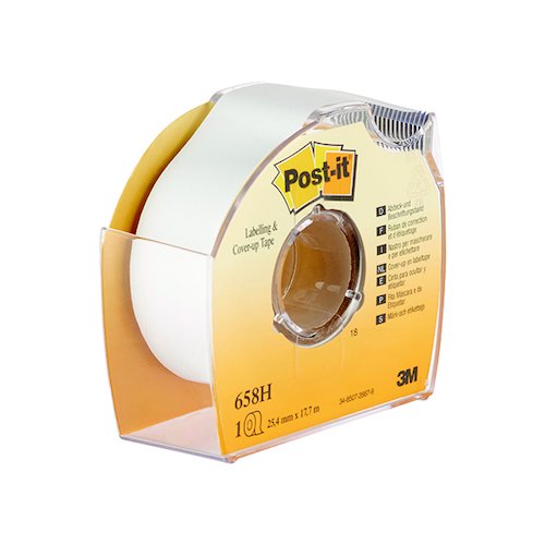 Post it Cover Up and Labelling Tape 25.4mm 658H (3M72948)