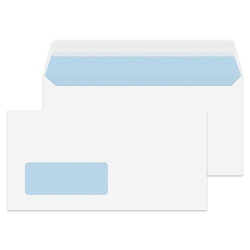 ValueX Wallet Envelope DL Peel and Seal Window 100gsm White (Pack 500) (40065BL)