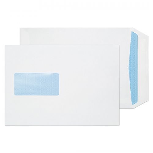 ValueX Pocket Envelope C5 Self Seal Window 90gsm White (Pack 500) (40079BL)