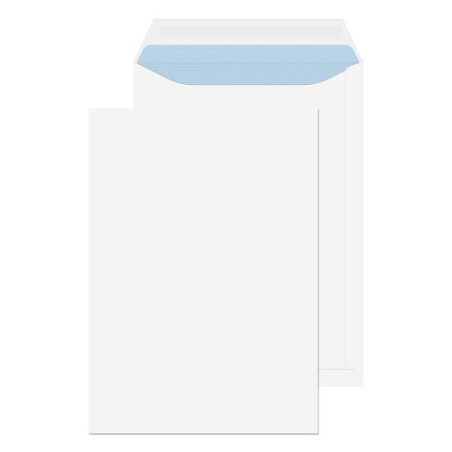 ValueX Pocket Envelope C4 Self Seal Plain 90gsm White (Pack 250) (40128BL)