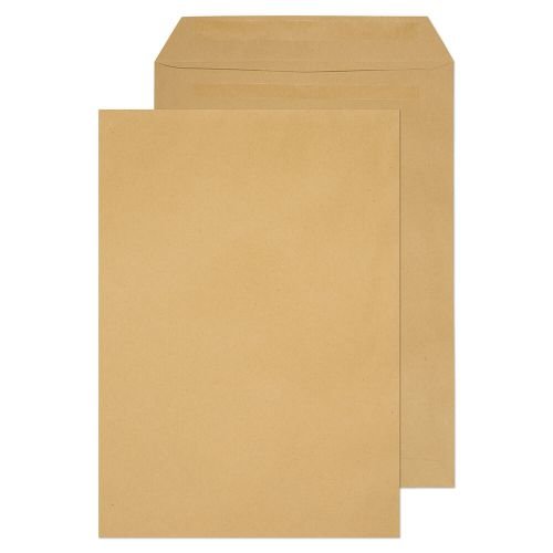 ValueX Pocket Envelope C4 Self Seal Plain 80gsm Manilla (Pack 250) (40149BL)