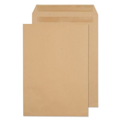 ValueX Pocket Envelope C4 Self Seal Plain 90gsm Manilla (Pack 250) (40156BL)
