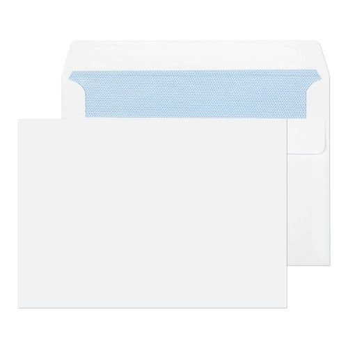 ValueX Wallet Envelope C6 Self Seal Plain 90gsm White (Pack 1000) (40170BL)
