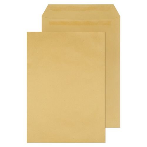 ValueX Pocket Envelope 381x254mm Recycled Self Seal Plain 115gsm Manilla (Pack 250) (40184BL)