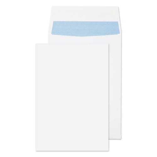ValueX Pocket Gusset Envelope C4 Peel and Seal Plain 25mm Gusset 140gsm White (Pack 125) (40212BL)