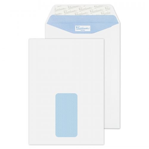 Blake Premium Office Pocket Envelope C5 Peel and Seal Window 120gsm Ultra White Wove (Pack 500) (40275BL)