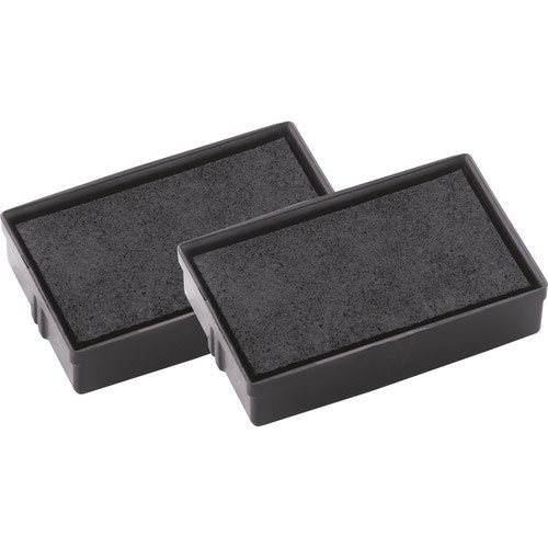 Colop E/10 Replacement Stamp Pad Fits S160/S120/W/S120/WD/S160/L/S120/S126/C10/Printer 10/Printer 10 Microban Black (Pack 2) (40286CL)