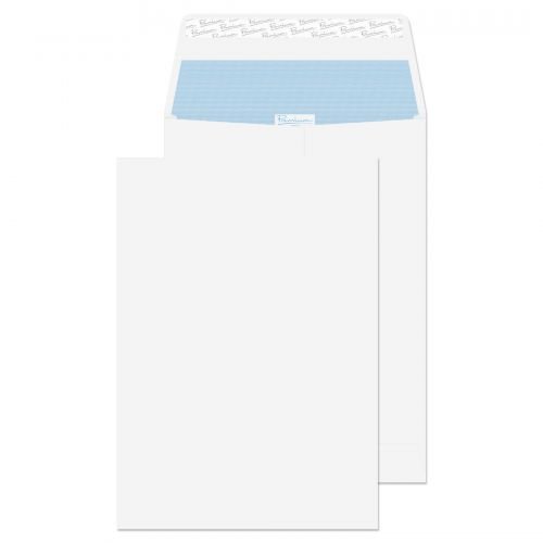 Blake Premium Office Pocket Gusset Envelope C4 Peel and Seal Plain 25mm Gusset 140gsm White Wove (Pack 100) (40366BL)