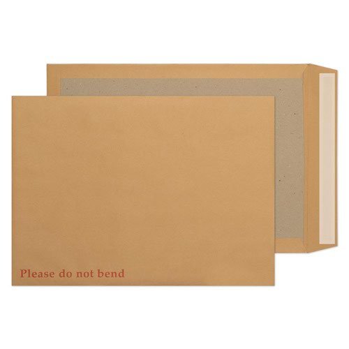 Blake Purely Packaging Board Backed Pocket Envelope C3 Peel and Seal 120gsm Manilla (Pack 50) (40478BL)