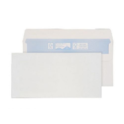 Blake Purely Environmental Nature First Wallet Envelope DL Self Seal Plain 90gsm White (Pack 1000) (40499BL)