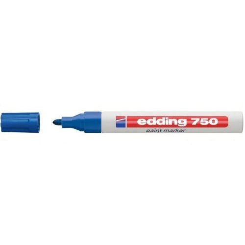 Edding 750 Paint Marker Bullet Tip 2 4mm Line Blue (40615ED)