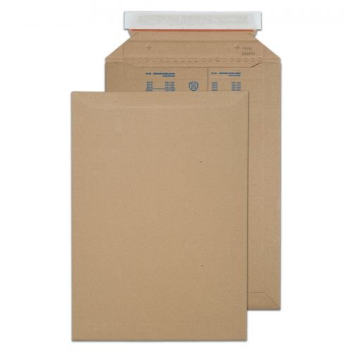 Blake Packaging Envelopes Kraft Brown Peel and Seal Corrugated Pocket (40800BL)