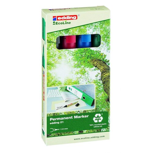 Edding 21 EcoLine Permanent Marker Bullet Tip (41294ED)