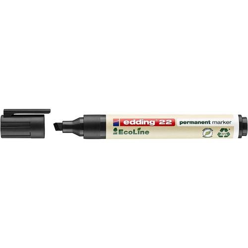 Edding 22 EcoLine Permanent Marker Chisel Tip (41301ED)