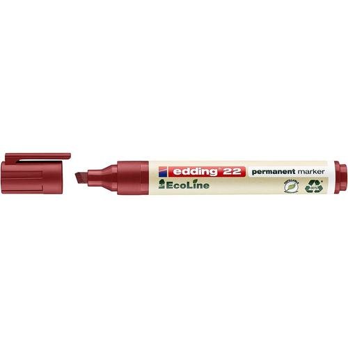 Edding 22 EcoLine Permanent Marker Chisel Tip (41308ED)