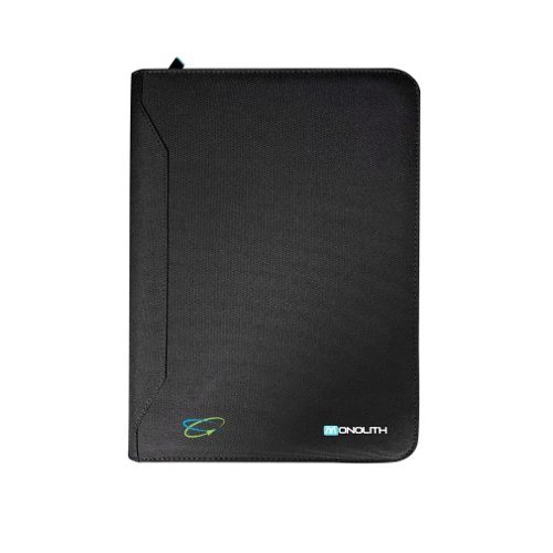 Monolith Blueline Zipped Meeting and Conference Folder (41581MN)