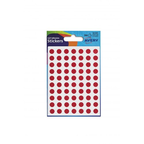 Avery Coloured Label Round (43313AV)