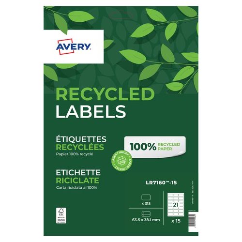 Avery Laser Recycled Address Label (46344AV)