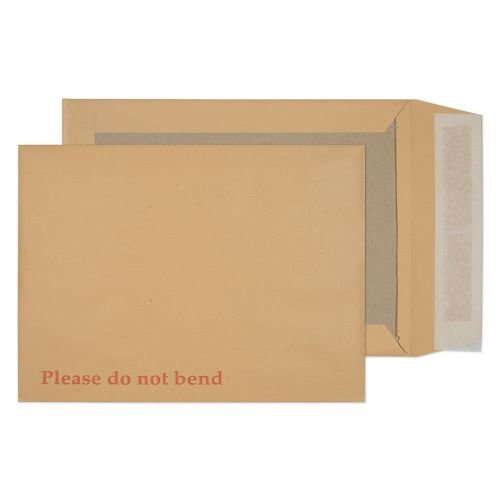 Blake Purely Packaging Board Backed Pocket Envelope 241x178mm Peel and Seal 120gsm Manilla (Pack 125) (48434BL)