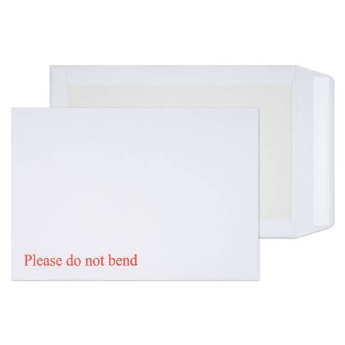 Blake Purely Packaging Board Backed Pocket Envelope C4 Peel and Seal 120gsm White (Pack 125) (48441BL)