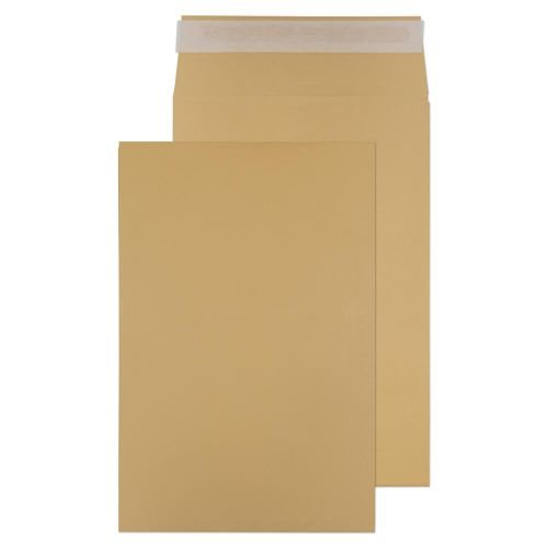 Blake Purely Packaging Pocket Gusset Envelope 381x254 Peel and Seal 25mm Gusset 140gsm Manilla (Pack 125) (48455BL)