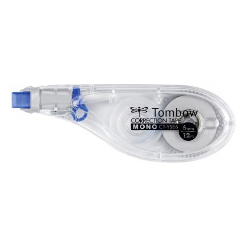 Tombow MONO YSE6 Correction Tape Roller 6mmx12m White (48567TW)