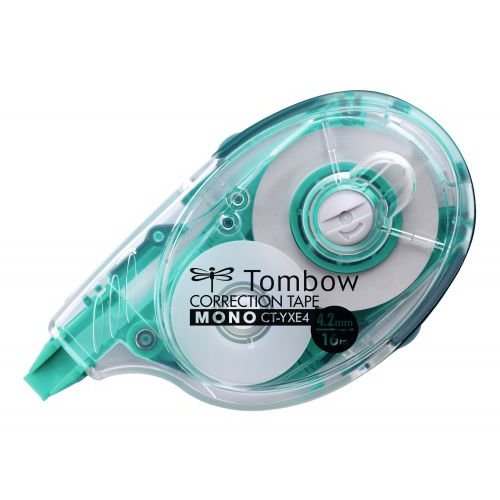 Tombow MONO YXE4 Refillable Correction Tape Roller 4.2mmx16m White (48574TW)