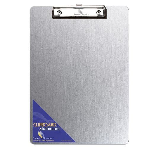 Stewart Superior Aluminium Clipboard A4 Plus Silver (50800SS)
