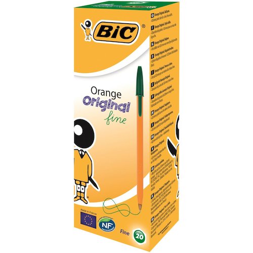 Bic Orange Ballpoint Pen Fine (54223BC)