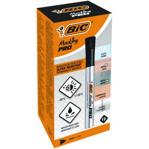 Bic Marking Pro Permanent Marker Bullet Tip (54251BC)