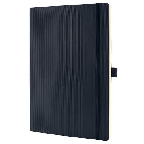 Sigel CONCEPTUM A4 Casebound Soft Cover Notebook Ruled 194 Pages Black CO311 (54286SG)