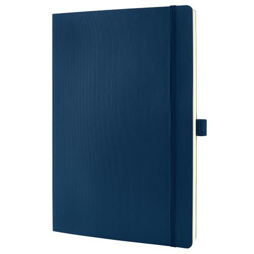 Sigel CONCEPTUM A4 Casebound Soft Cover Notebook Ruled 194 Pages Blue CO317 (54300SG)