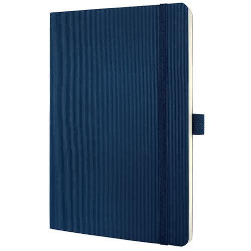 Sigel CONCEPTUM A5 Casebound Soft Cover Notebook Ruled 194 Pages Blue CO327 (54307SG)