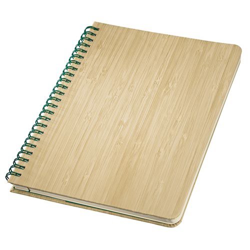 Sigel CONCEPTUM Nature 176x214x18mm Spiral Soft Cover Notebook Dot Ruled 194 Pages Made From Bamboo CO672 (54930SG)