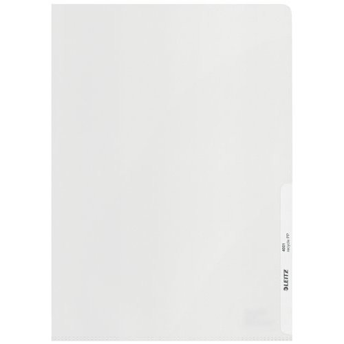 Leitz Recycled Folder A4 140 Micron (Pack of 25) 40013003 (55577AC)