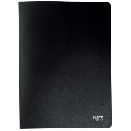 Leitz Recycled Polypropylene Display Book 20 Pockets A4 Black 46760095 (55605AC)
