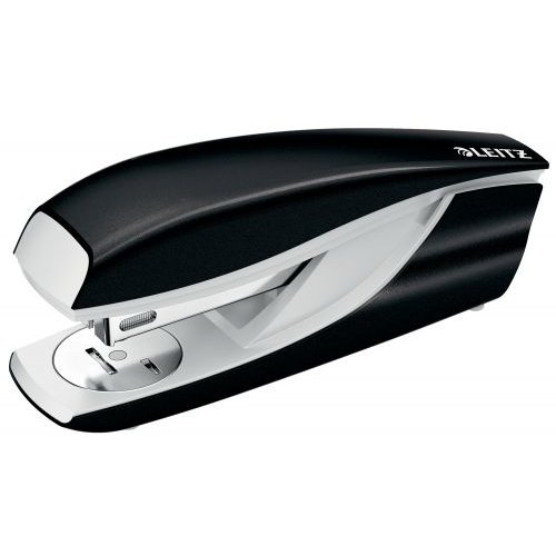 Leitz NeXXt WOW Stapler Half Strip Metal 30 sheet Black (56333AC)