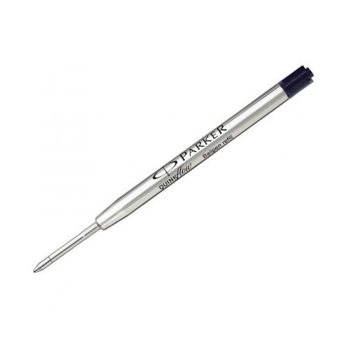 Parker Quink Flow Ballpoint Refill for Ballpoint Pens Medium Black (Pack 2) (56533NR)