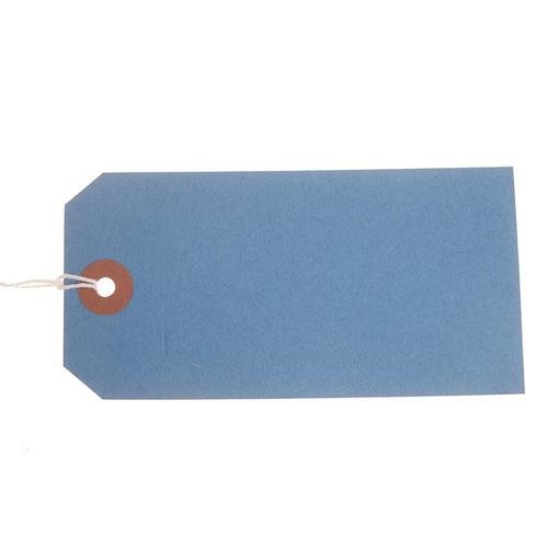 ValueX Reinforced Coloured Strung Tag 120x60mm Blue (Pack 1000) T257796 (57796CT)