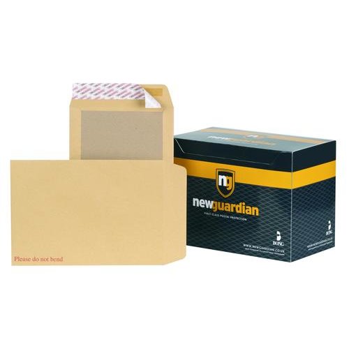 New Guardian Board Backed Envelope Peel and Seal Plain Power Tac (58773BG)