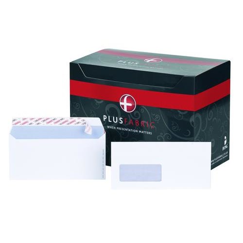 Plus Fabric Pocket Envelope Peel and Seal Easy Open (58885BG)