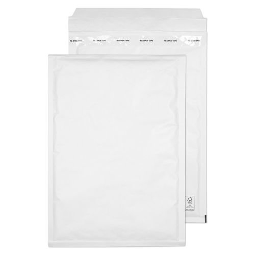 Blake Purely Packaging Padded Bubble Pocket Envelope 340x230mm Peel and Seal 90gsm White (Pack 100) (60243BL)