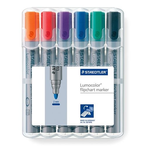 Staedtler Lumocolor Flipchart Marker Bullet Tip (60901SR)